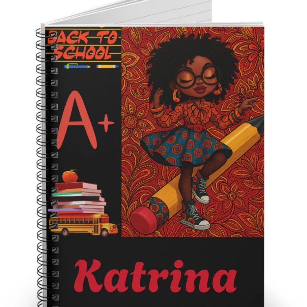 Back to School Colorful Kids Notebook